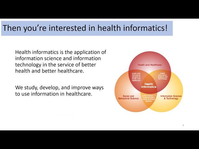 What is Health Informatics?