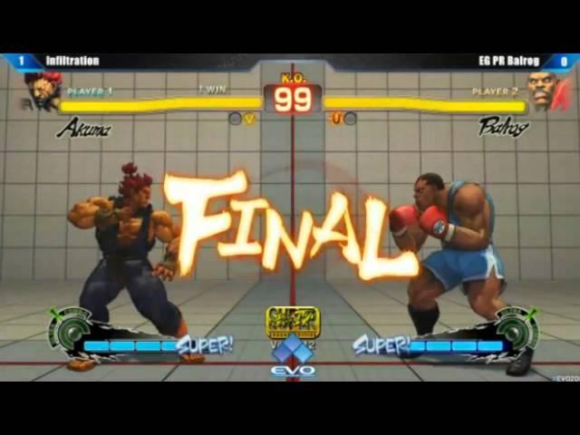 EVO 2013 SSF4 AE EG PR Balrog vs Infiltration