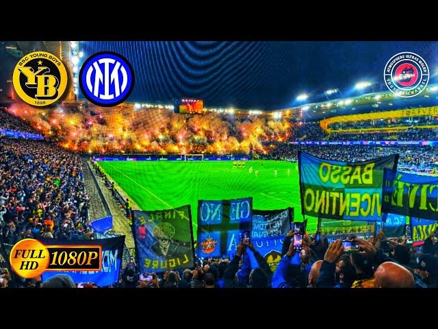 SPECTACULAR BATTLE SUPPORT ULTRAS YOUNG BOYS WITH CURVA NORD MILANO IN CHAMPION LEAGUE • FT 0-1