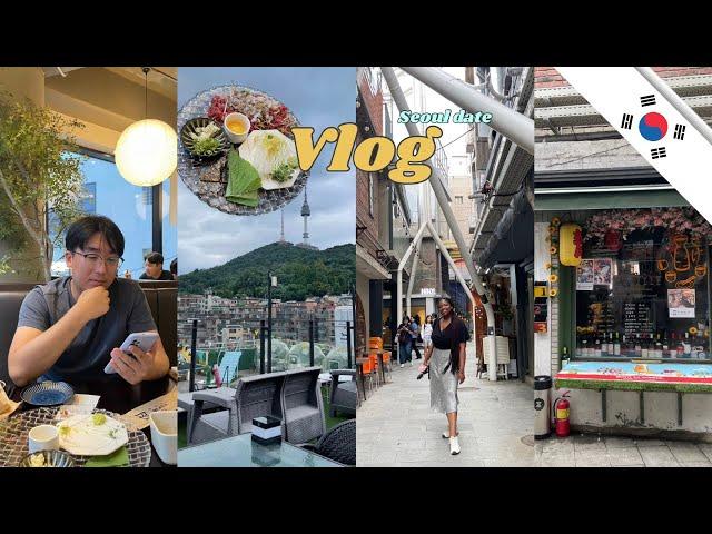 Haebangchon Sinheung Market & Live Octopus Date In Seoul  | 해방촌 신흥시장 데이트  + 외국인 산낙지 브이로그 