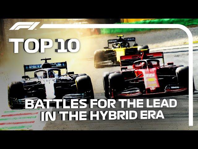 Top 10 Battles For The Lead Of The F1 Hybrid Era