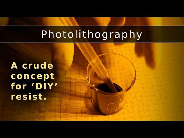 Crude concept for DIY resist from PCB-Film.