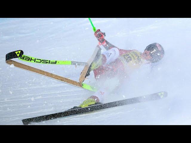 Andreas PLOIER - CRASH - Super G - Val Gardena 2023