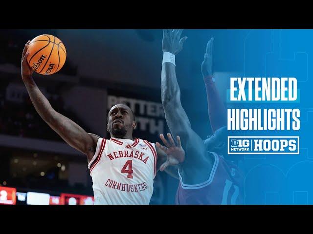 Murray State vs. Nebraska | Extended Highlights | Big Ten Men's Basketball | 12/22/2024