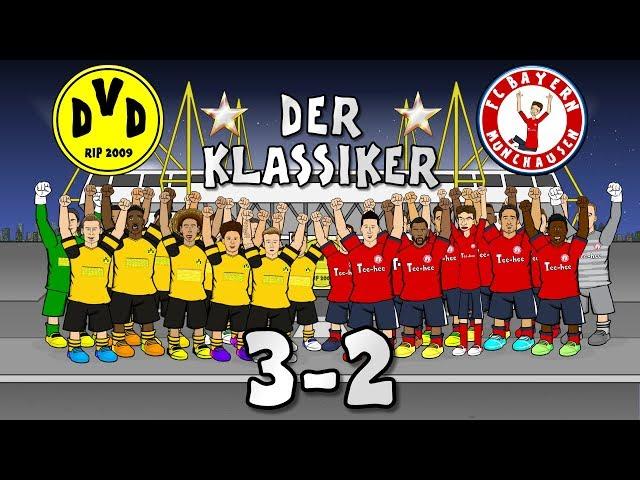 DER KLASSIKER! 3-2 Borussia Dortmund vs Bayern Munich (Goals Highlights 2018)