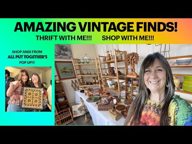 Come Shop Vintage Reseller Andi Jenkins of All Put Together's Amazing Pop Up Sale with me! Fun Haul!