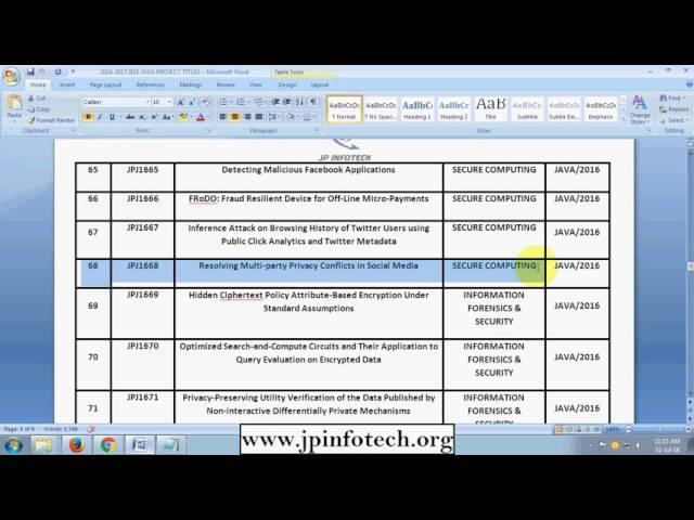 Secure Computing ieee projects 2016 2017, Final Year Security Based java Projects
