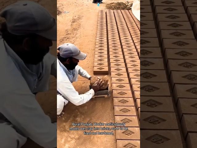 The Art of Earth: Hand-Molding Bricks in Pakistan