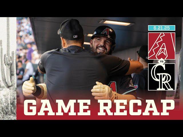 D-backs vs. Rockies Game Highlights (6/21/25) | MLB Highlights | Arizona Diamondbacks