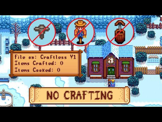 I Beat Stardew Valley Without Crafting - In Year 1!