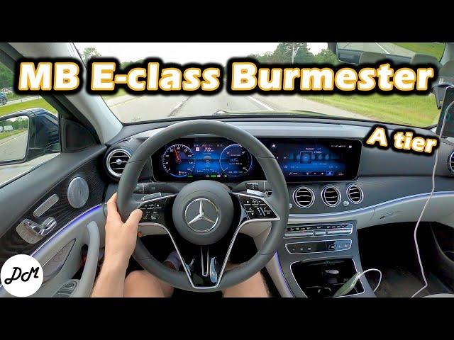 2021 Mercedes-Benz E-class – Burmester 13-speaker Sound System Review