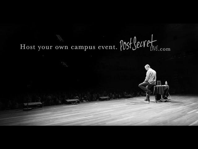 PostSecret Live On Campus