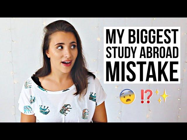 I regret this about study abroad. ‍️(My biggest study abroad mistake )