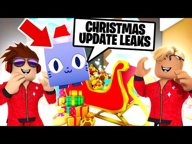 Christmas Update *LEAKS* Huge Santa Cat! OMG! Roblox Pet Simulator X