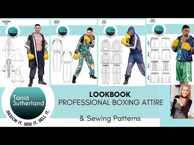 PROFESSIONAL BOXING ATTIRE  LOOKBOOK & sewing pattern