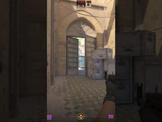 Self Pop Flash For Kill BOX Player On Dust 2 In CS2 #cs2 #shorts