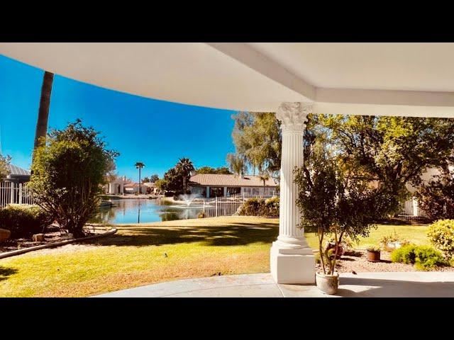 Waterfront $1.3 Million Chandler Arizona House Tour  (Gated Community)