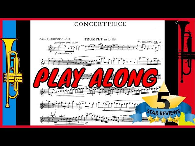 Vassily Brandt - Concertpiece N.2 (Piano accompaniment, Backing track, Play along)