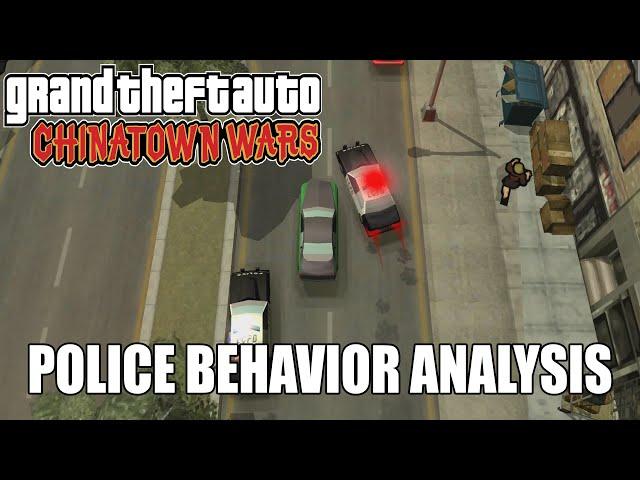 Grand Theft Auto: Chinatown Wars - Police Behavior Analysis