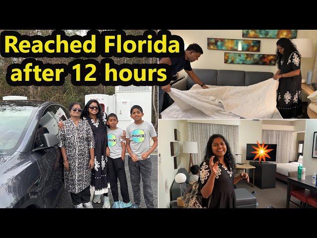 USA-கப்பல்பிடிக்க FLORIDA கிளம்பியாச்சு~Winter ROAD trip & Room tour~ CRUISE Series Family Traveler