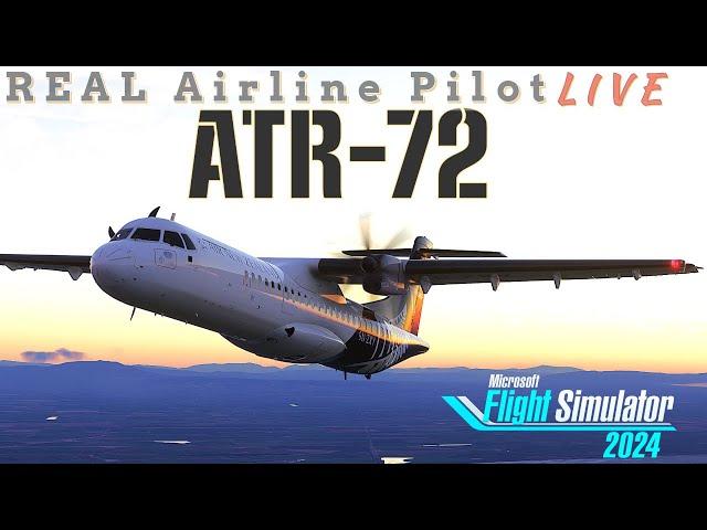 Something Different? | *ATR-72* in MSFS 2024 | Real Airline Pilot #msfs2024 #airbus  #aviation #atr