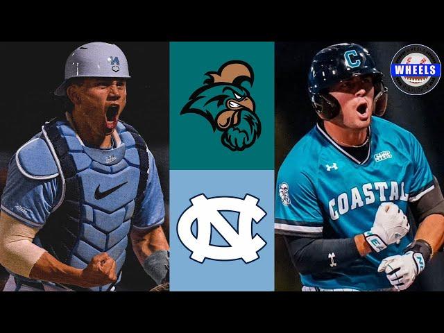 #24 Coastal Carolina vs #4 North Carolina (Great Game!) | 2025 College Baseball Highlights