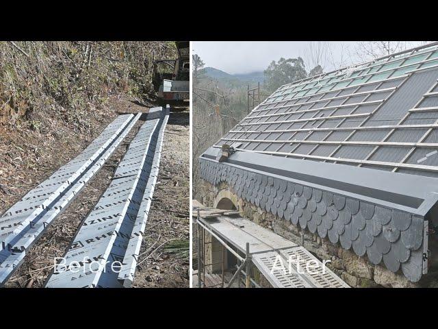 Stone House Renovation - Part 16: Roof Gutter