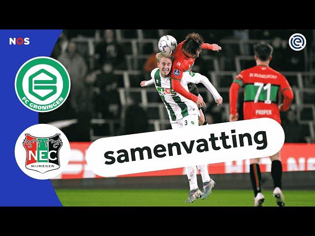 🟥 FC Groningen lang in ONDERTAL tegen NEC | Samenvatting FC Groningen - NEC