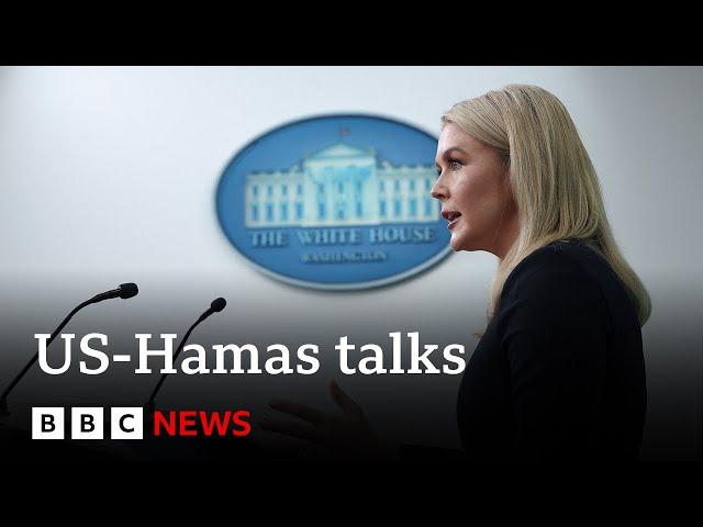 US confirms direct talks with Hamas over hostages in Gaza | BBC News