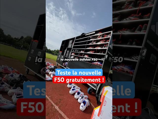 Teste la nouvelle F50 gratuitement !  #football #crampons #adidas #f50