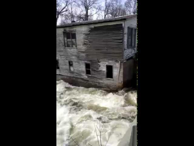 Sebasticook River spring runoff