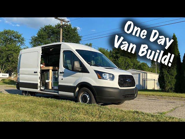 75 DOLLAR ONE DAY VAN BUILD | Road Trip To Every National Park