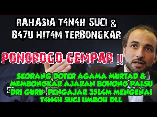 PONOROGO GEMPARSEORG DOKTOR AGAMA INI BONGKAR KEBOHONGAN 35L4M DLM PENGAJARAN MRK KEPADA SISWA‼️