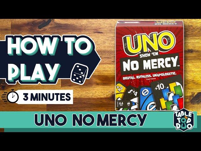 How to Play UNO No Mercy in 3 minutes