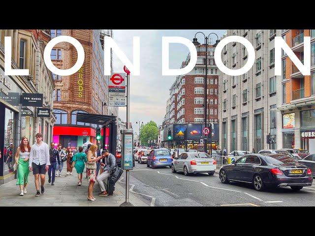 Most Beautiful Streets of London | 4K HDR Virtual Walking Tour around London City | London City Walk