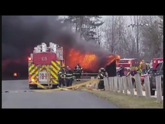 Fire destroys Odlin Road storage building