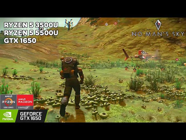 NO MAN'S SKY - RYZEN 5 3500U - RYZEN 5 5500U - GTX 1650 LAPTOP - BENCHMARK