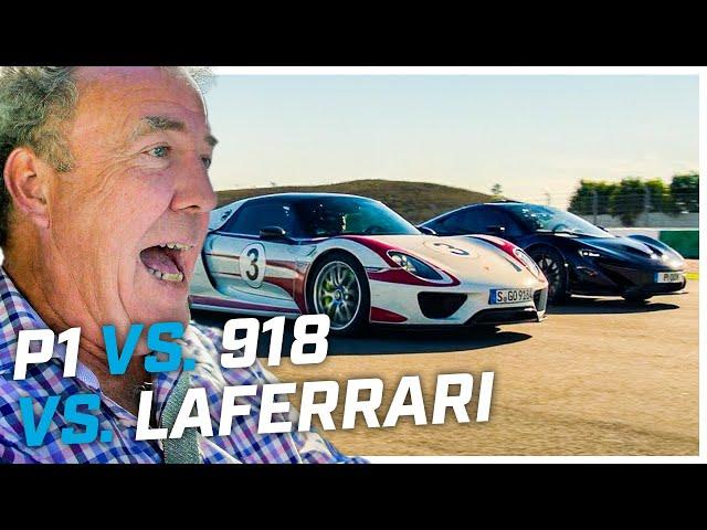 McLaren P1 VS. Porsche 918 VS. Ferrari LaFerrari | The Grand Tour | Prime Video Polska