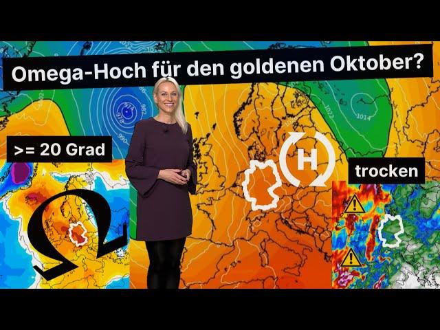 Nach Sturm und Kälte: MEGA-Hoch über Europa – Kommt jetzt der Spätsommer samt OMEGA-Lage zurück?️