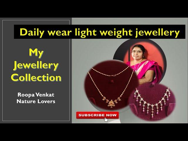 My Jewellery Collection / Latest Jewellery collection / Light weight Jewellery / Gold Jewellery