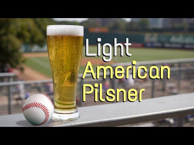 Brewing a Light American Pilsner to celebrate the return of baseball season!