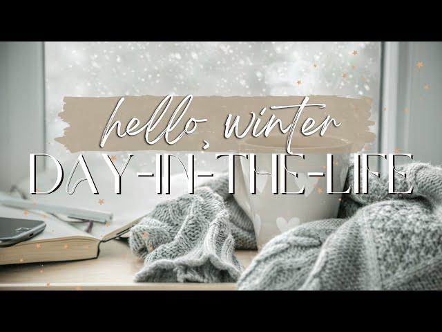 cozy winter vlog ️