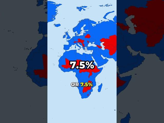 92.5% of the World Have Access To the SEA! #geography #maps #landlocked