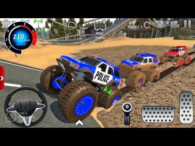 Juegos De Carros Police Monster Truck Impossible Driver Car Extreme Racing For Android Mud Gameplay
