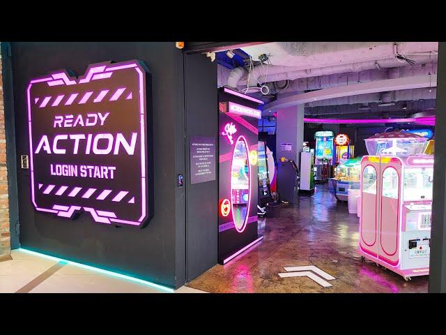 Action Arcade (액션 오락실) Times Square Yeongdeungpo | Korean Arcade Tours 