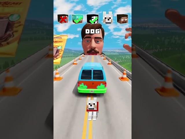 noob vs pro vs hacker vs dog vs Herobrine