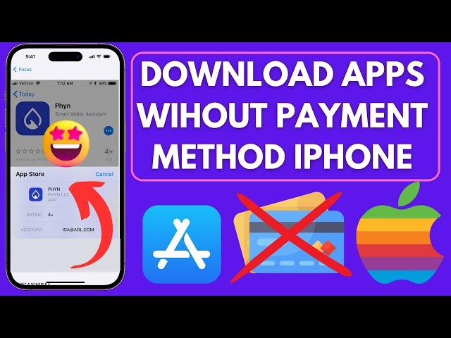 How To Download Apps Without Payment Method on iPhone - Install Apps Without Credit Card Info iPad