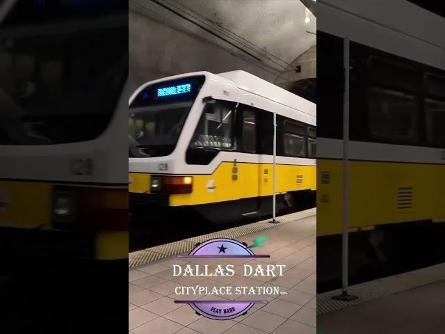 Dallas DART Light Rail at Cityplace