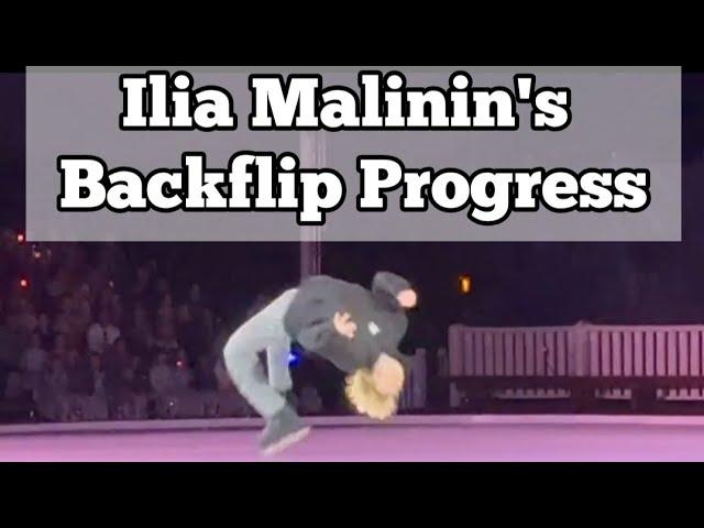 Ilia Malinin's Backflip progress