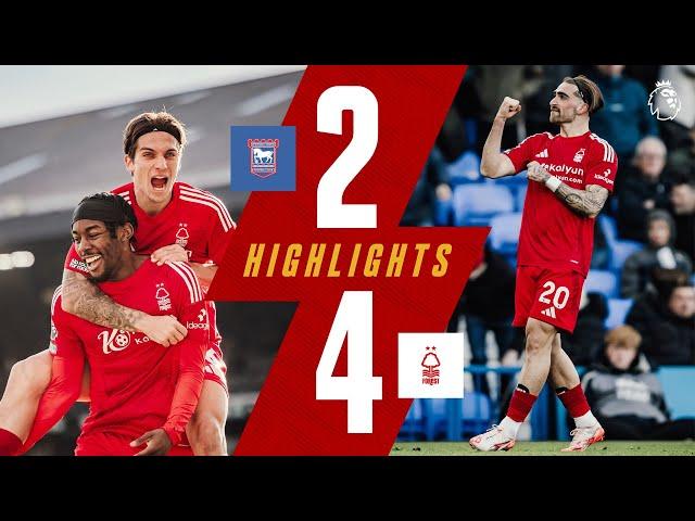 ELANGA DOUBLE AS REDS SCORE FOUR!  | Ipswich Town 2-4 Forest | Premier League Highlights